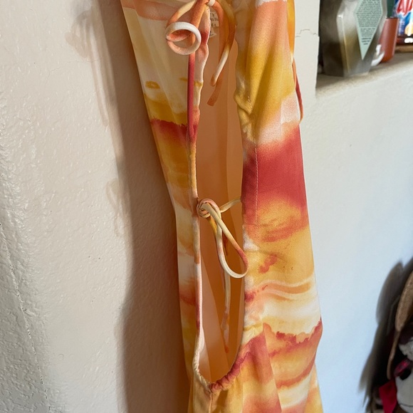 Sunset Ruched Mini Sundress - Picture 5 of 11
